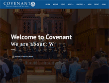 Tablet Screenshot of covenantpres.com